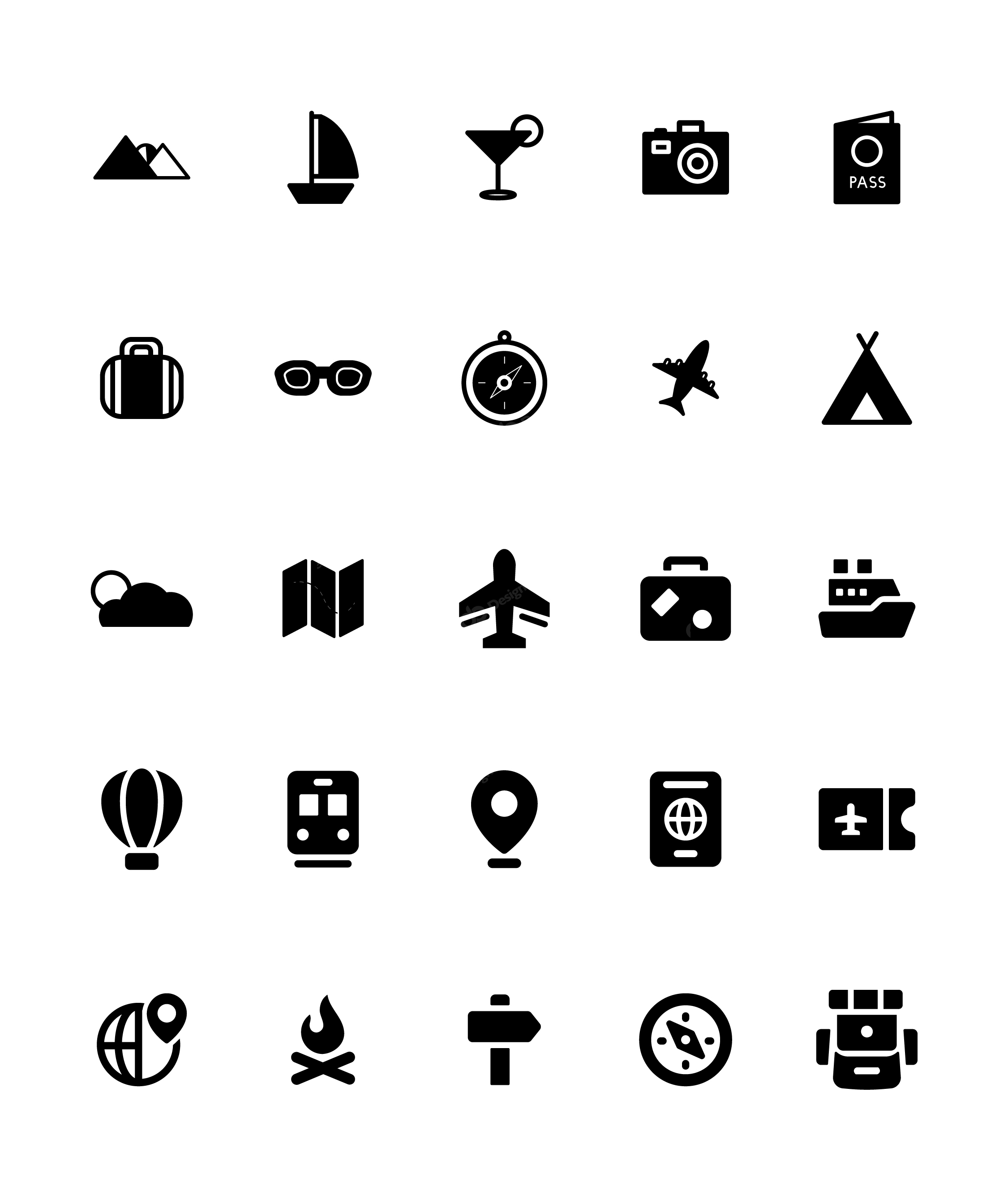 Travel Icons Pack02