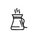 hot electric kettle icon